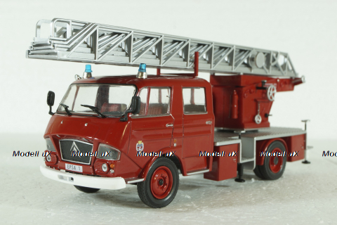 Citroen 450 Oldem 87 Truck Scala 1966, Camions de Pompiers, Hachette 1:43