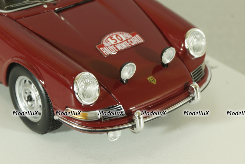 Porsche 911 #50, red, Rally Monte Carlo 1966, S6604, Spark 1:43