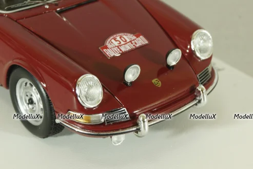 Porsche 911 #50, red, Rally Monte Carlo 1966, S6604, Spark 1:43