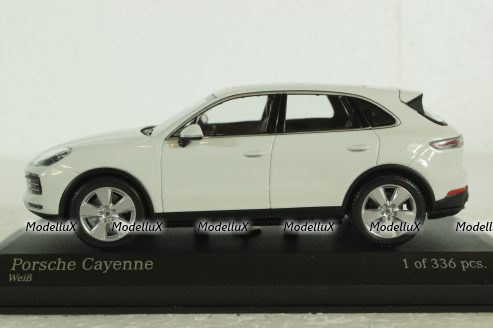 Porsche Cayenne, white, 2017, 410066302, Minichamps 1:43