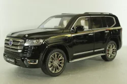 Toyota Land Cruiser 300 2021, black, C0852, Che Zhi 1:18