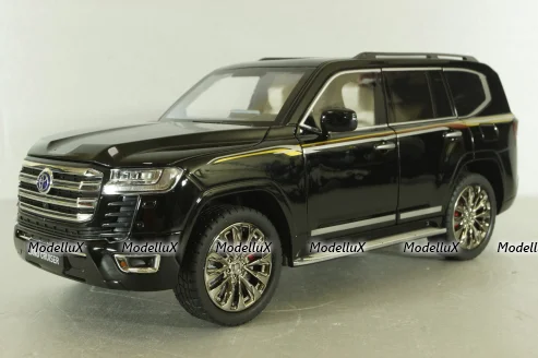 Toyota Land Cruiser 300 2021, black, C0852, Che Zhi 1:18