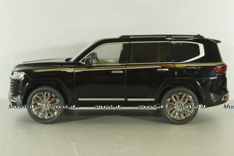 Toyota Land Cruiser 300 2021, black, C0852, Che Zhi 1:18