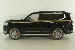 Toyota Land Cruiser 300 2021, black, C0852, Che Zhi 1:18