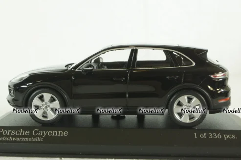 Porsche Cayenne, black metallic, 2017, 410066301, Minichamps 1:43