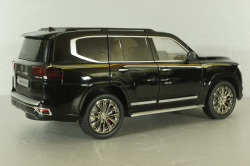 Toyota Land Cruiser 300 2021, black, C0852, Che Zhi 1:18