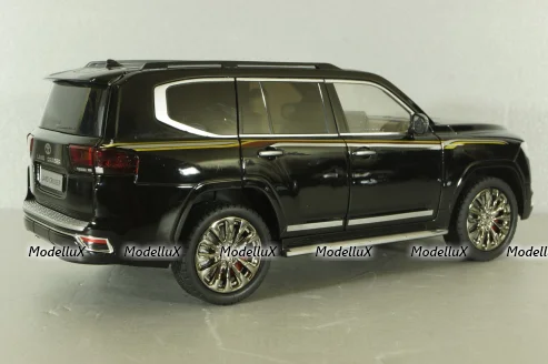 Toyota Land Cruiser 300 2021, black, C0852, Che Zhi 1:18