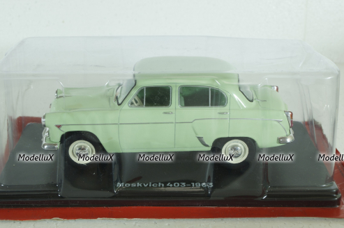 Москвич-403, 1963, салатовый, Hachette 1:24