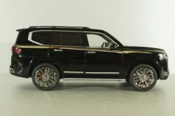 Toyota Land Cruiser 300 2021, black, C0852, Che Zhi 1:18