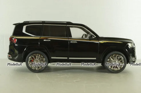 Toyota Land Cruiser 300 2021, black, C0852, Che Zhi 1:18