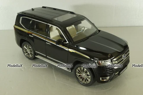 Toyota Land Cruiser 300 2021, black, C0852, Che Zhi 1:18