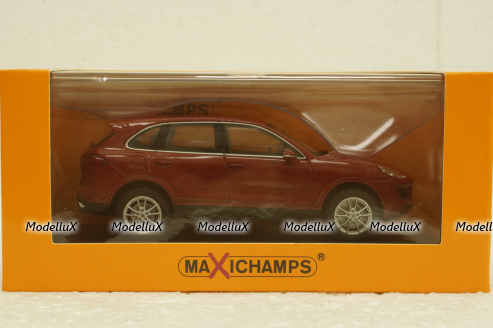 Porsche Cayenne 2014, red, 940063200, Maxichamps 1:43