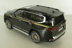 Toyota Land Cruiser 300 2021, black, C0852, Che Zhi 1:18