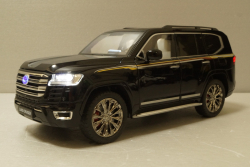 Toyota Land Cruiser 300 2021, black, C0852, Che Zhi 1:18