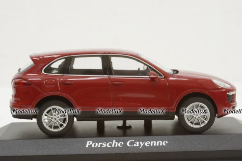 Porsche Cayenne 2014, red, 940063200, Maxichamps 1:43