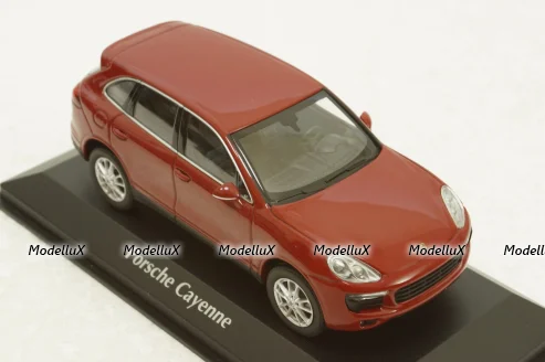 Porsche Cayenne 2014, red, 940063200, Maxichamps 1:43
