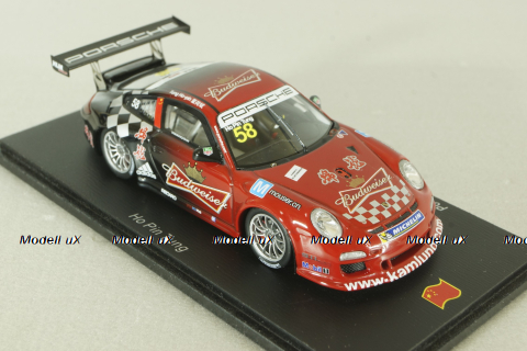 Porsche 911 (997) GT3 Cup #58, red, Carrera Cup Asia 2013, SA037, Spark 1:43