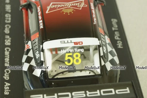 Porsche 911 (997) GT3 Cup #58, red, Carrera Cup Asia 2013, SA037, Spark 1:43