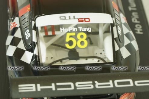 Porsche 911 (997) GT3 Cup #58, red, Carrera Cup Asia 2013, SA037, Spark 1:43