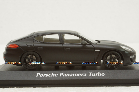 Porsche Panamera Turbo S, 2013, matt black, 940062370, Maxichamps 1:43