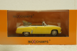 Wartburg A311 Cabriolet, 1958, yellow/white, 940015931, Maxichamps 1:43