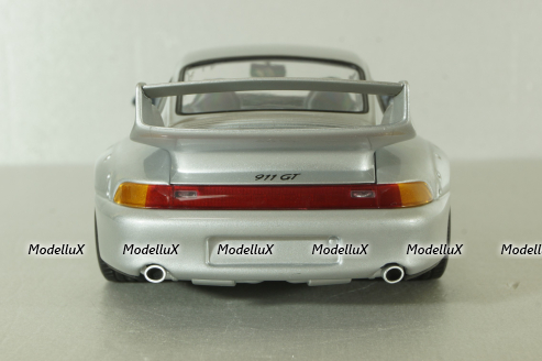 Porsche 911 GT2 (993) Street 1997 Arctic Silver Metallic 180065000, UT Models 1:18