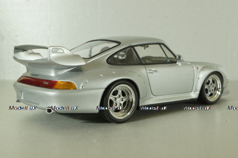 Porsche 911 GT2 (993) Street 1997 Arctic Silver Metallic 180065000, UT Models 1:18