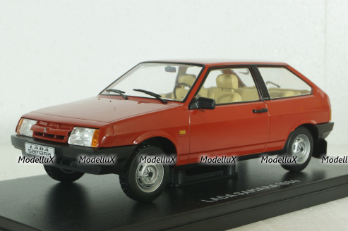 Ваз-2108, Lada Samara 1300, 1984,  красный, Hachette 1:24