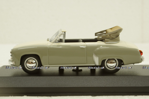 Wartburg A311 Cabriolet, 1958, grey/white, 940015930, Maxichamps 1:43