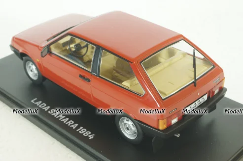 Ваз-2108, Lada Samara 1300, 1984,  красный, Hachette 1:24