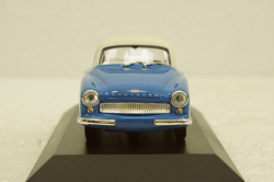 Wartburg A311 Coupe, 1958, blue/white, 940015920, Maxichamps 1:43