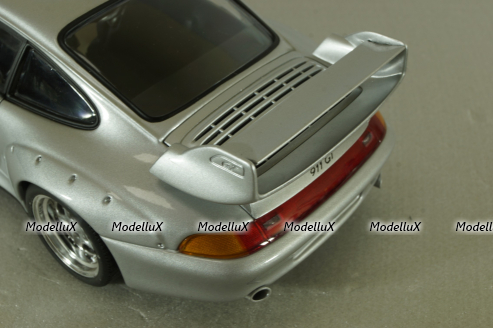 Porsche 911 GT2 (993) Street 1997 Arctic Silver Metallic 180065000, UT Models 1:18