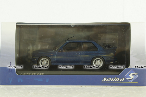 BMW Alpina E30 B6, blue, 1989, 4312001, Solido 1:43
