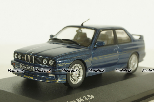 BMW Alpina E30 B6, blue, 1989, 4312001, Solido 1:43