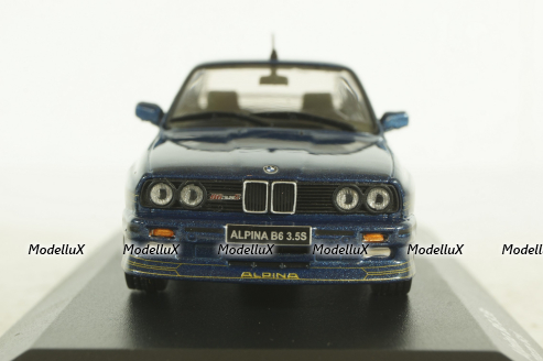 BMW Alpina E30 B6, blue, 1989, 4312001, Solido 1:43