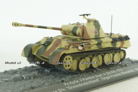 Pz.Kpfw. V Panther Ausf.A (Sd.Kfz. 171), Targul Frumos, Romania 1944, Altaya 1:72