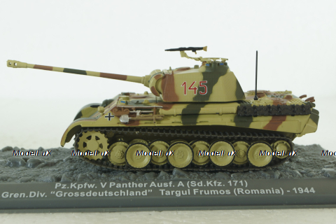 Pz.Kpfw. V Panther Ausf.A (Sd.Kfz. 171), Targul Frumos, Romania 1944, Altaya 1:72