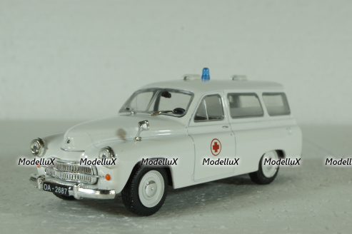 Warszawa 202A SW Station Wagon Ambulance 1959, DeAgostini1:43