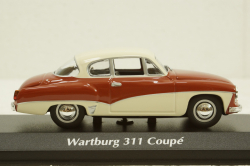 Wartburg A311 Coupe, 1958, red/white, 940015921, Maxichamps 1:43