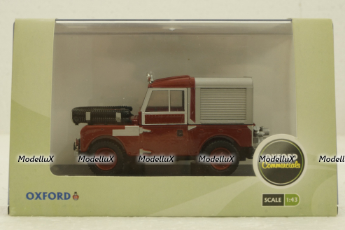 Land Rover 88 Fire Appliance, red, 188012 Oxford 1:43
