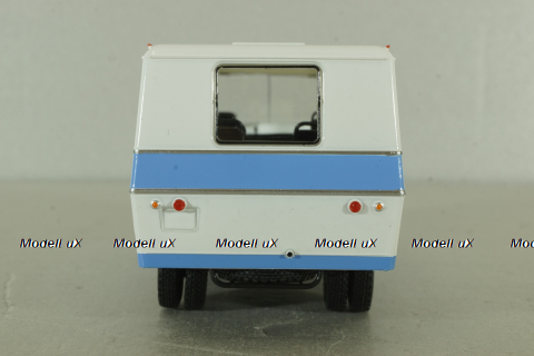 Уралец-66 белый/голубой, Наши Автобусы №67, Modimio 1:43