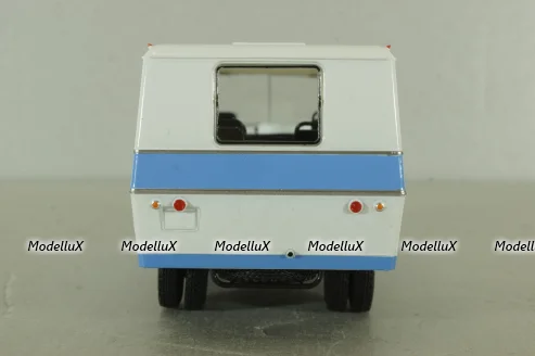 Уралец-66 белый/голубой, Наши Автобусы №67, Modimio 1:43
