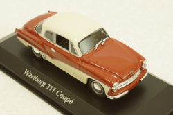 Wartburg A311 Coupe, 1958, red/white, 940015921, Maxichamps 1:43