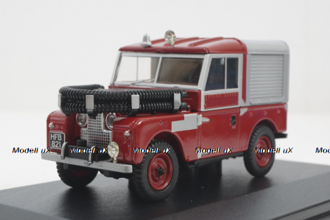 Land Rover 88 Fire Appliance, red, 188012 Oxford 1:43
