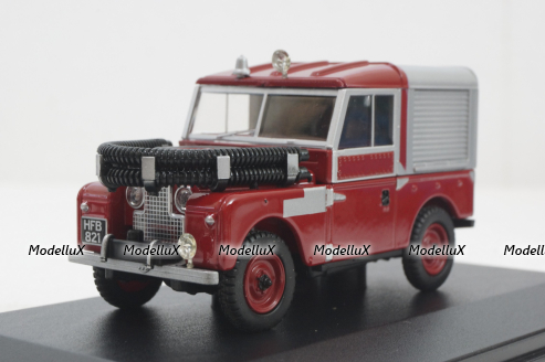 Land Rover 88 Fire Appliance, red, 188012 Oxford 1:43
