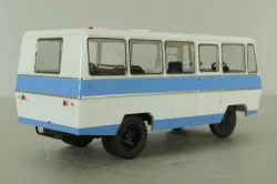 Уралец-66 белый/голубой, Наши Автобусы №67, Modimio 1:43