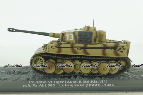 Pz.Kpfw VI Tiger II Ausf.B (Sd.Kfz.182), Ardennes (Belgium) 1944, Altaya 1:72