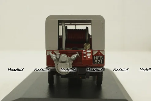Land Rover 88 Fire Appliance, red, 188012 Oxford 1:43