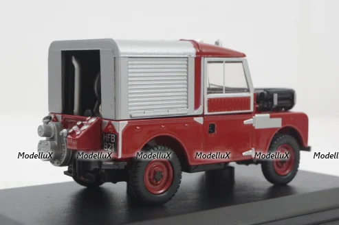 Land Rover 88 Fire Appliance, red, 188012 Oxford 1:43