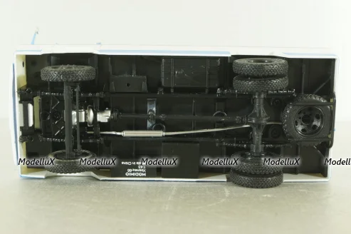 Уралец-66 белый/голубой, Наши Автобусы №67, Modimio 1:43